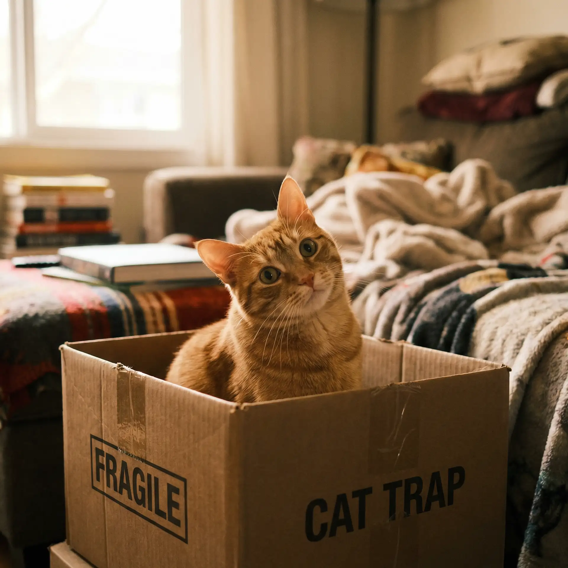 橘猫躲在纸箱里 - 我们无处安放的青春 电视剧