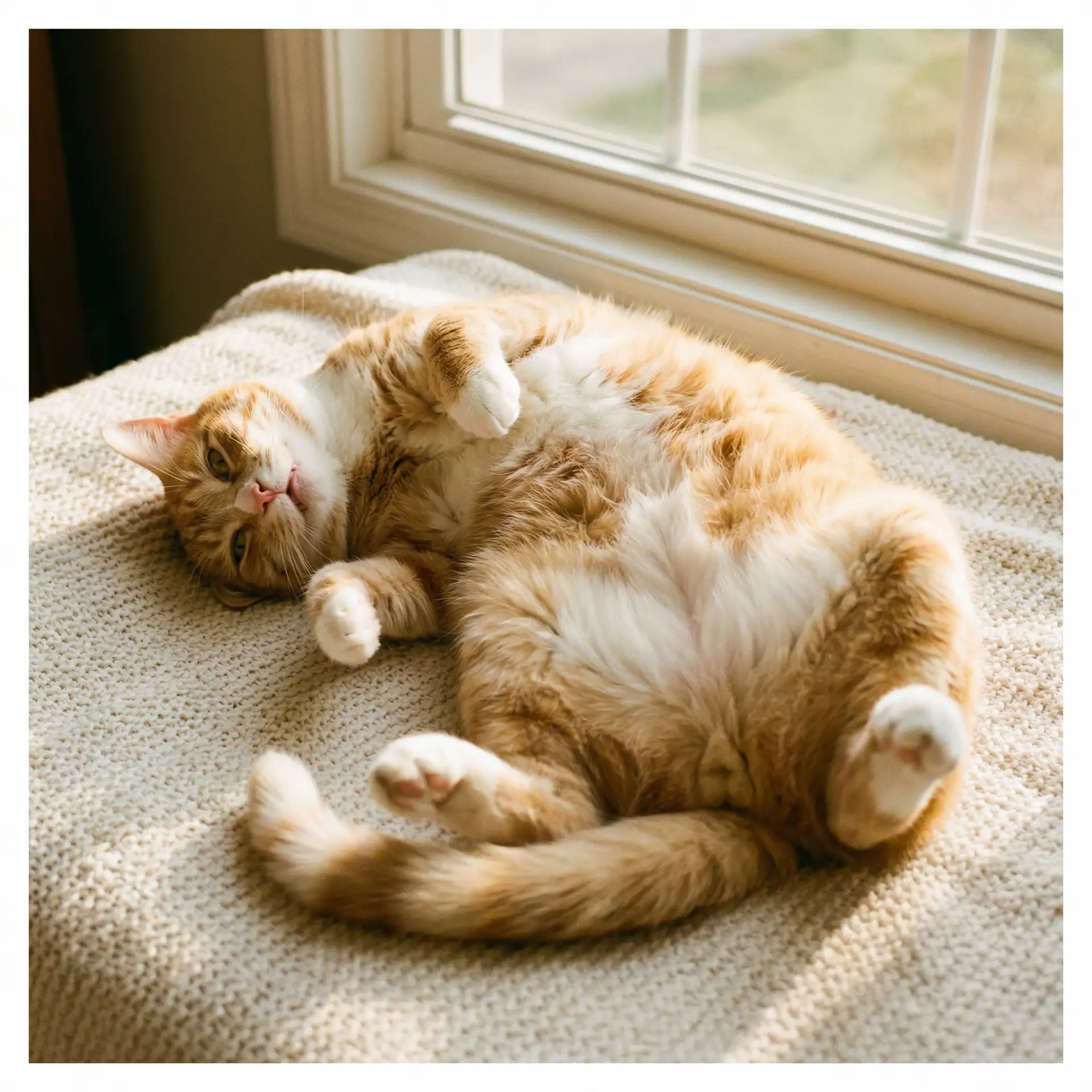 猫咪仰躺露出肚皮 - 我们无处安放的青春 电视剧